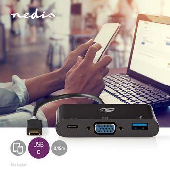 USB-multiport-adapter - Nedis
