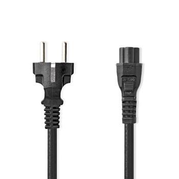Strømkabel Type F (CEE 7/7) han IEC-320-C5 Lige - Nedis