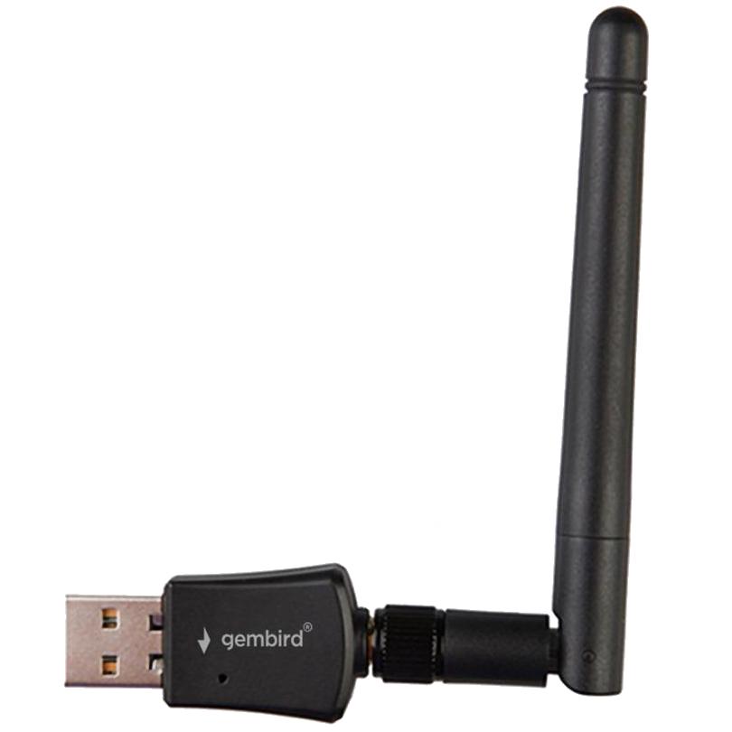 USB WiFi-adapter 2,4 GHz 300 Mb/s med ekstern antenne