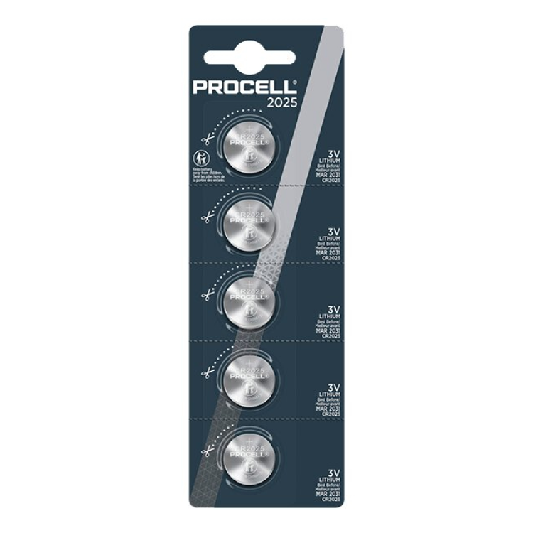 Procell CR2025 blister 5