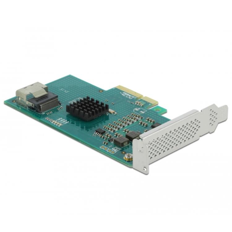 Delock PCI Express-kort til 4 x SATA 6 Gb/s RAID og HyperDuo - Low Profile - Delock