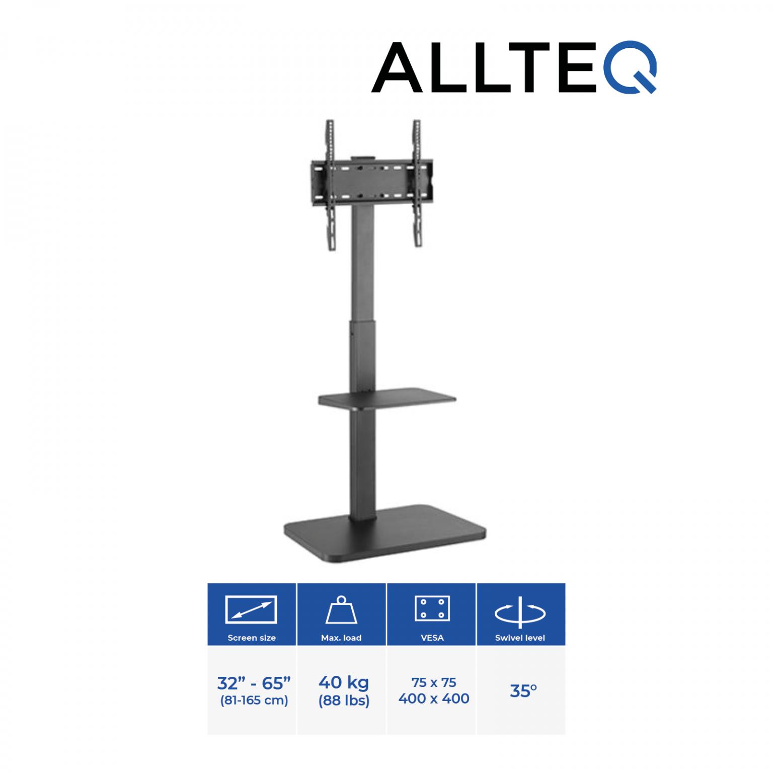 TV-gulvstativ - Allteq