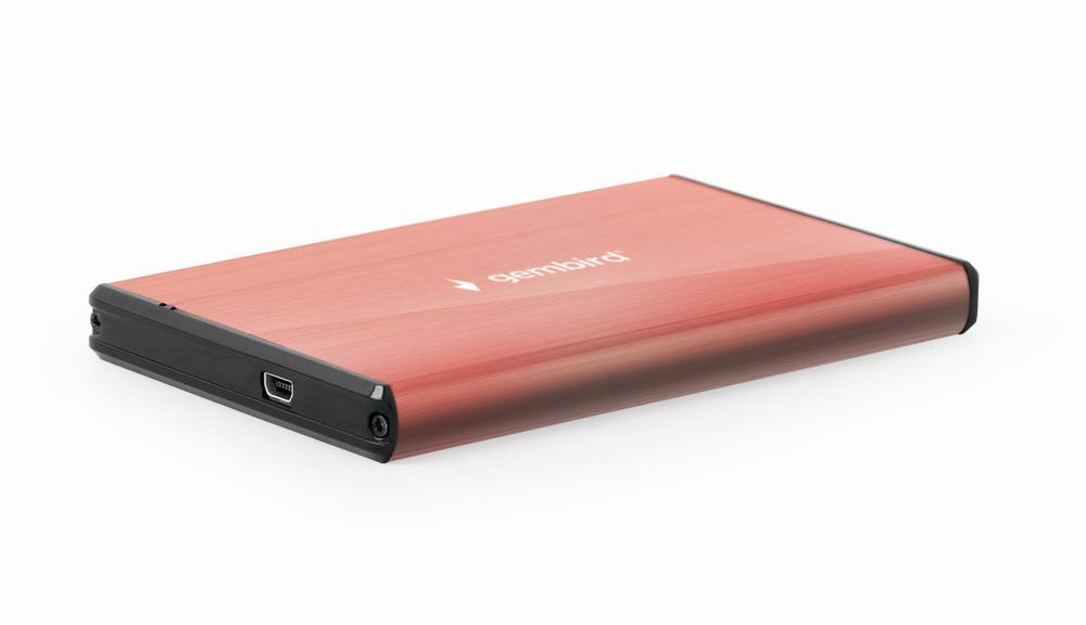 Ekstern HDD kabinet 2.5' SATA USB3.0 sort (børstede) - Gembird