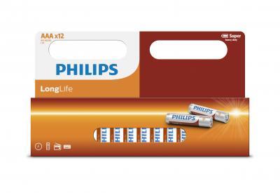 Philips Longlife Zinc AAA/R03 Blister 12 - Philips
