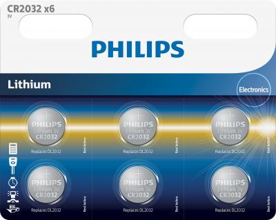Philips Lithium CR2032 Blister 6 - Philips