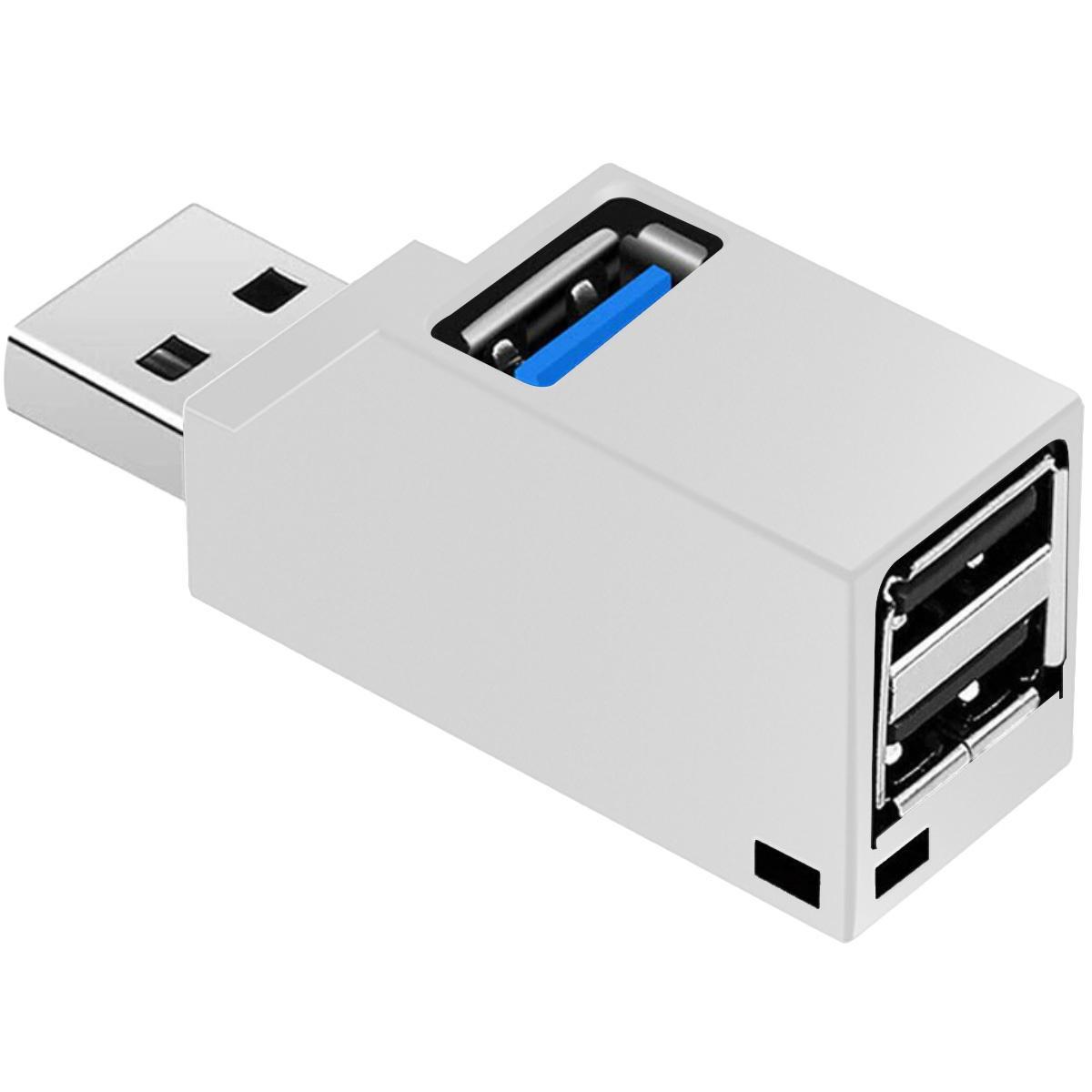 USB A hub med 3 porte og USB 3.2 Gen 1 understøttelse