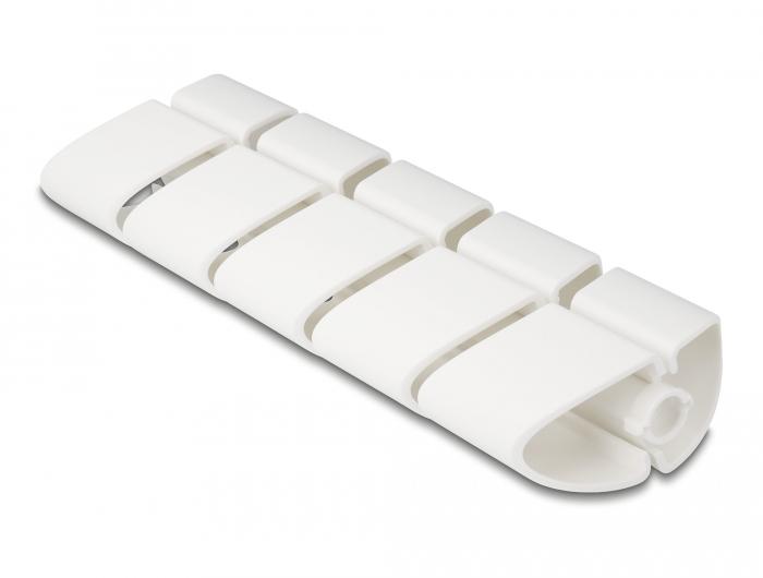 Delock Beslag til kabelføring 75 x 45 mm 5 stk. hvid - Delock
