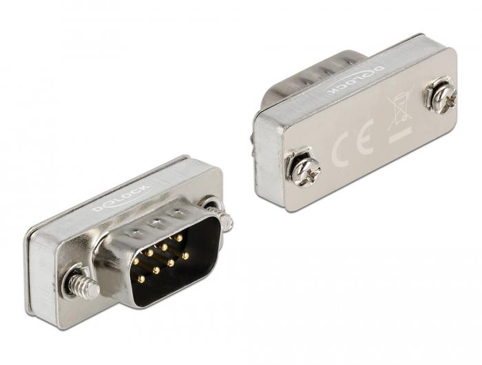 Delock RS-232/422/485 Loopback-adapter med DB9-stik - Delock
