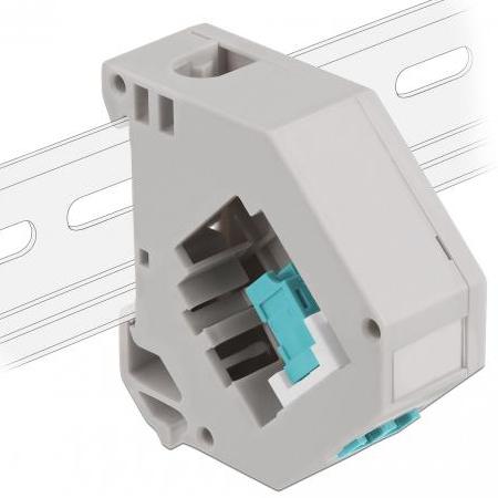 DIN-skinneadapter med Keystone-modul - Delock