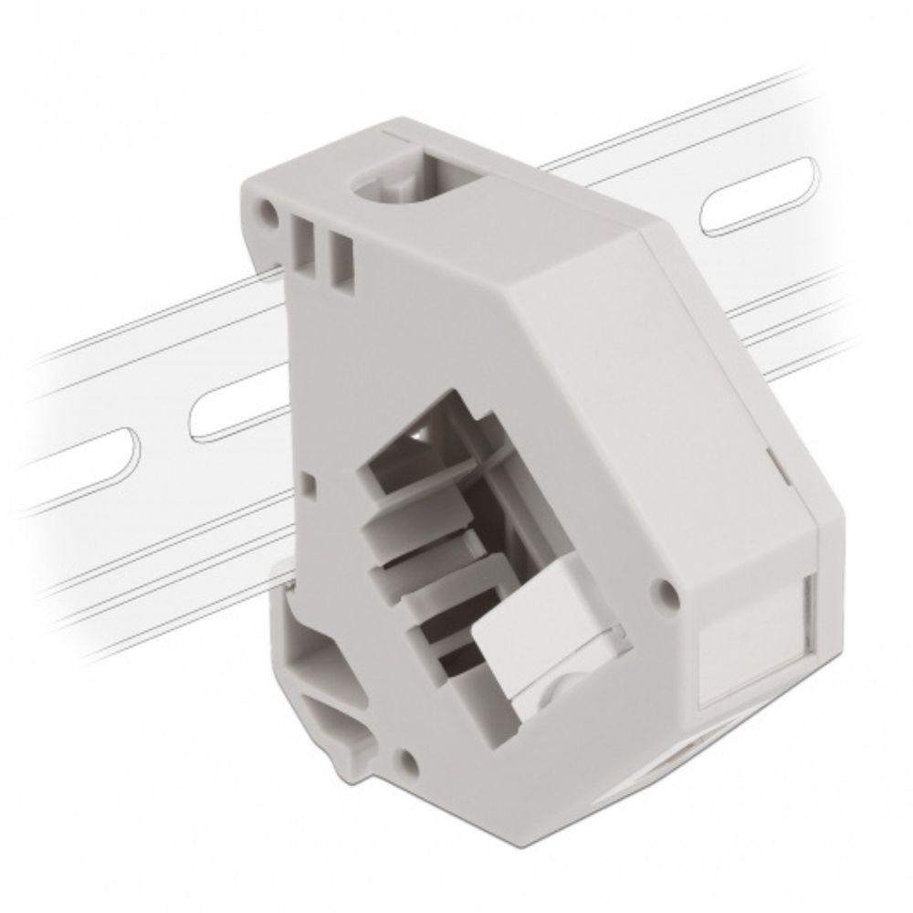 DIN-skinneadapter med Keystone-modul - Delock
