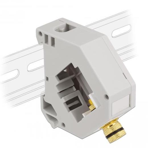 DIN-skinneadapter med Keystone-modul - Delock