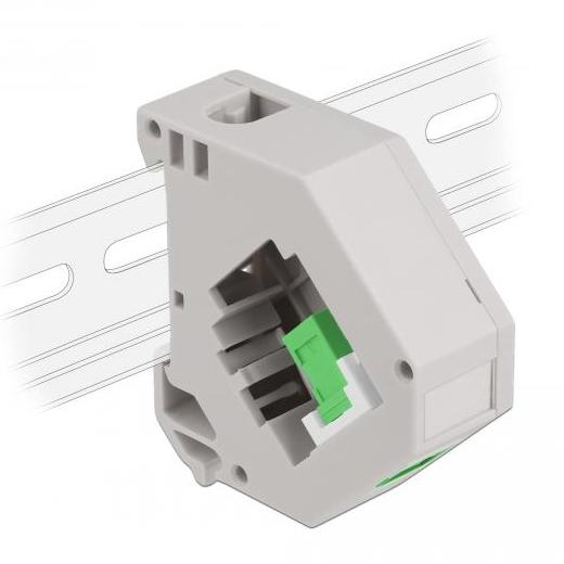 DIN-skinneadapter med Keystone-modul - Delock
