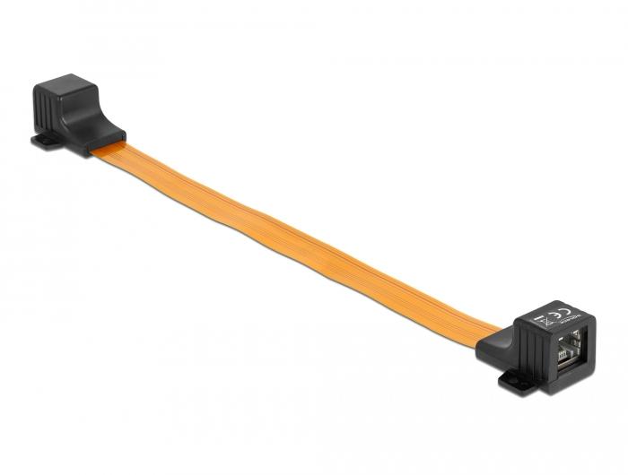 Delock RJ45 FPC (Flexible Printed Circuit) Vinduegennemføring 30 cm - Delock