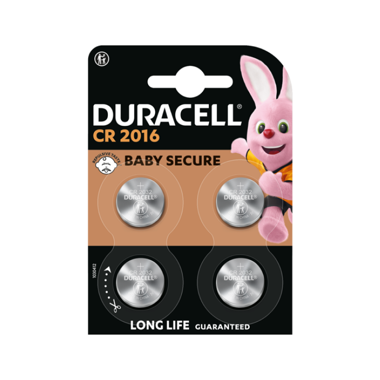Duracell Lithium CR2016 3V blister 4
