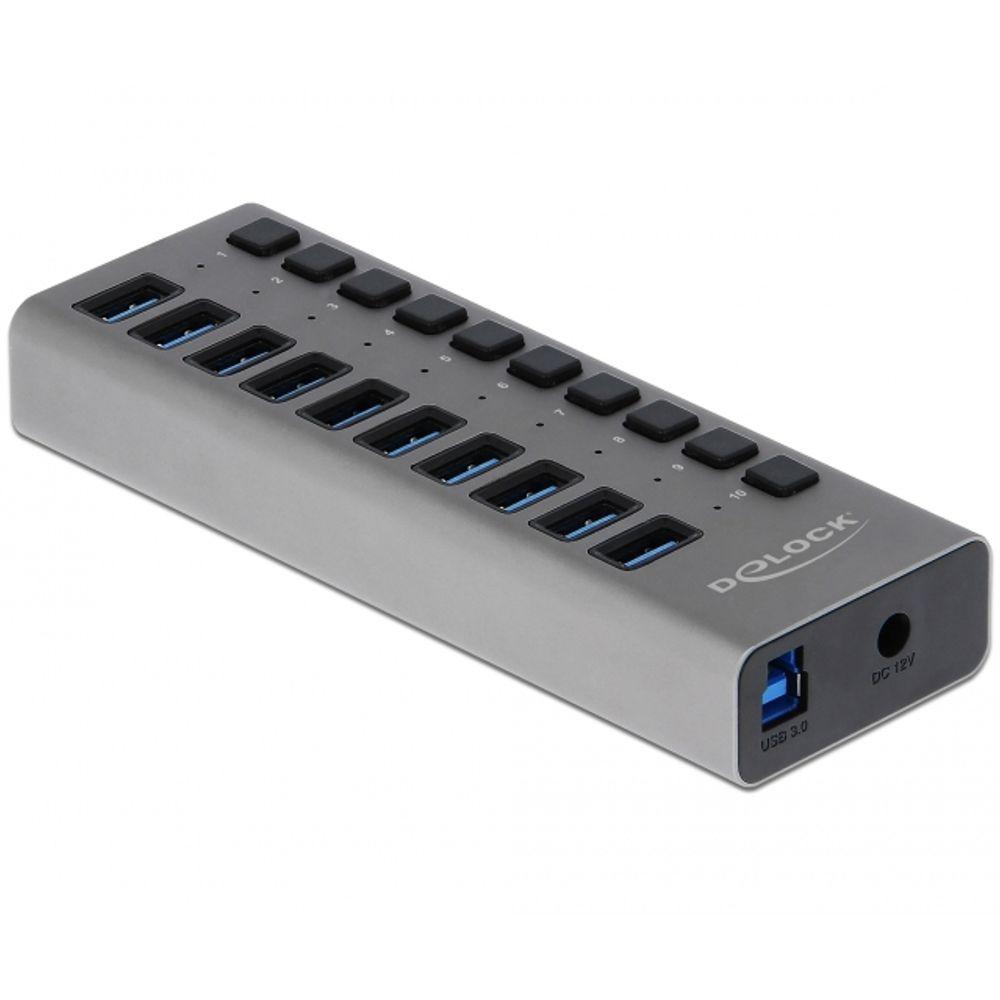 USB A hub - 10 porte - Delock