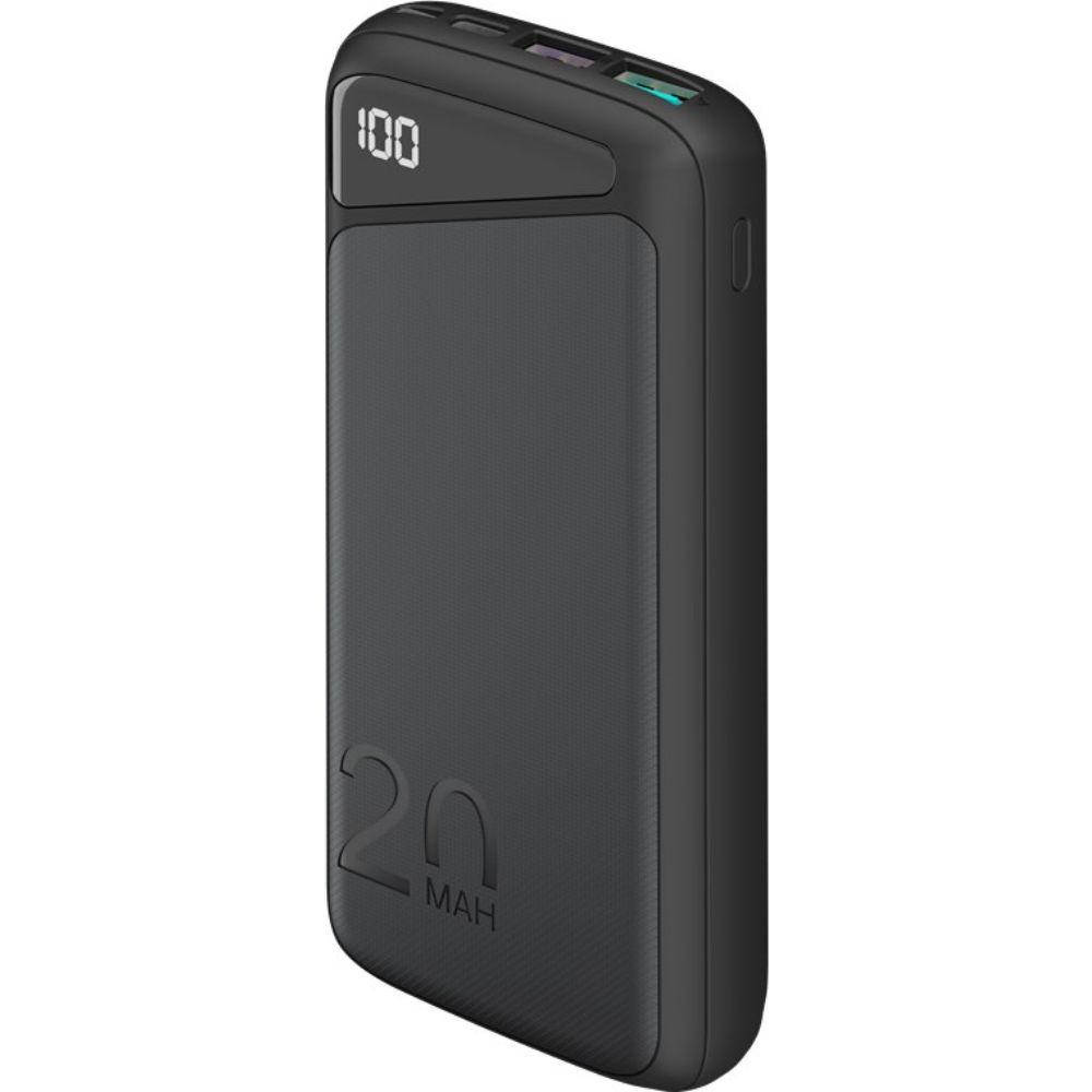 Powerbank - 20.000 mAh - Udgang: 2x USB A, USB-C - Hurtig opladning 3.0