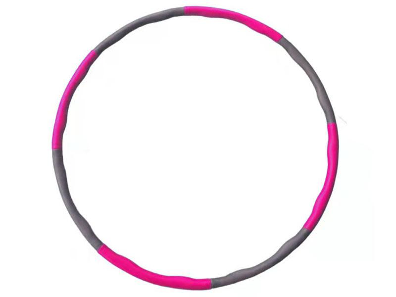 Foam Hula Hoop 100cm, 1,5kg (Rosa-Grå) - Kein Hersteller
