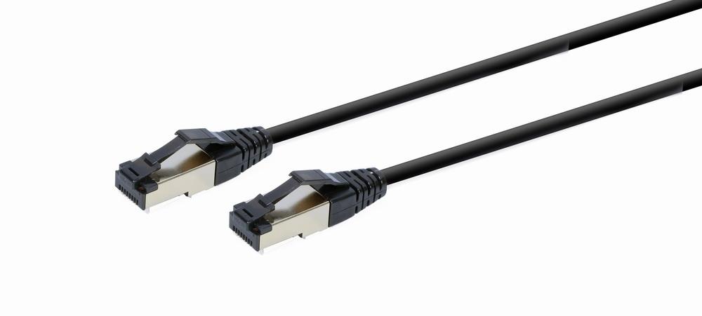 S/FTP Cat8 Patchkabel LSZH, sort 0,5 Meter - Cablexpert