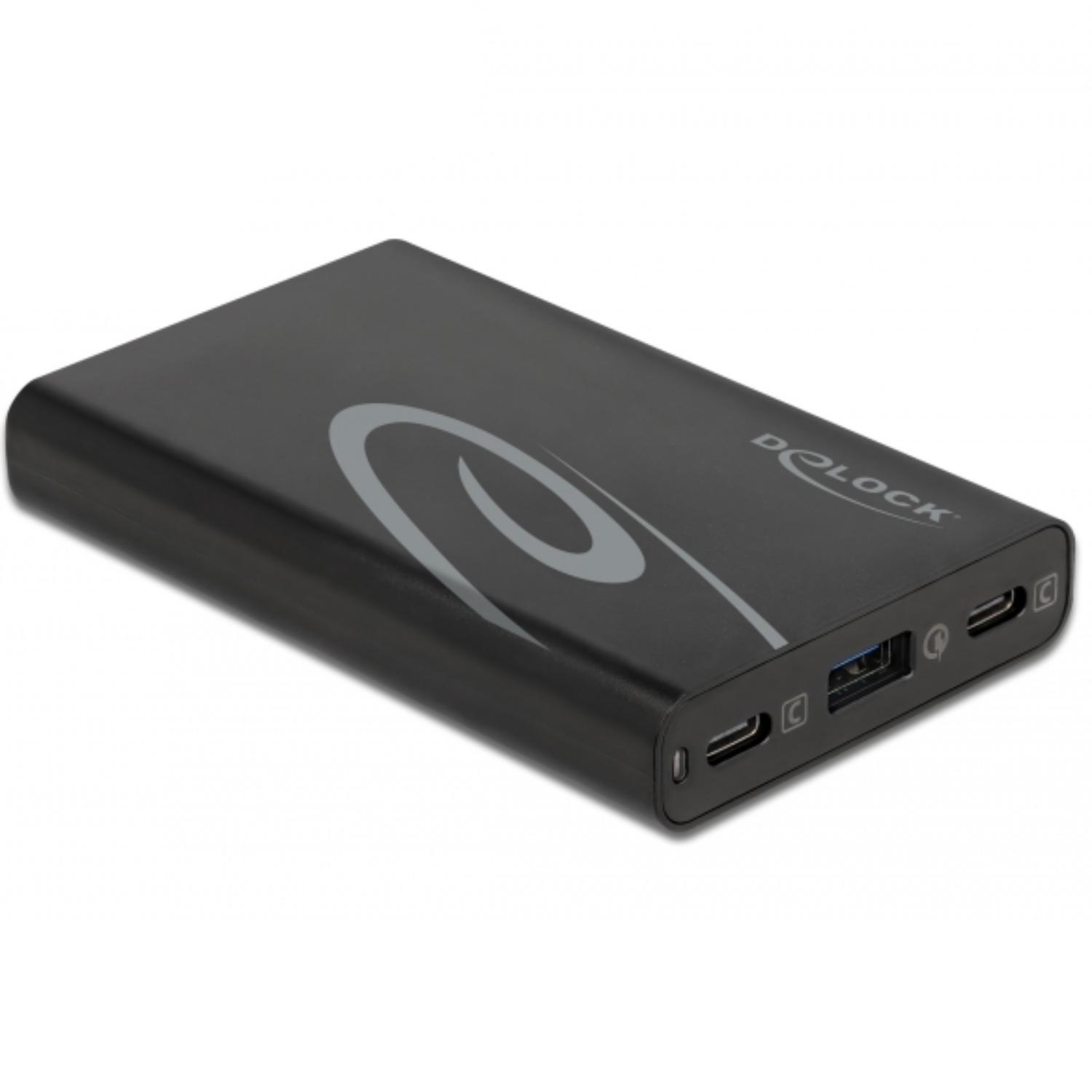 Delock USB-oplader 2 x USB Type-C™ PD 3.0 + 1 x USB Type-A med 60 W - Delock