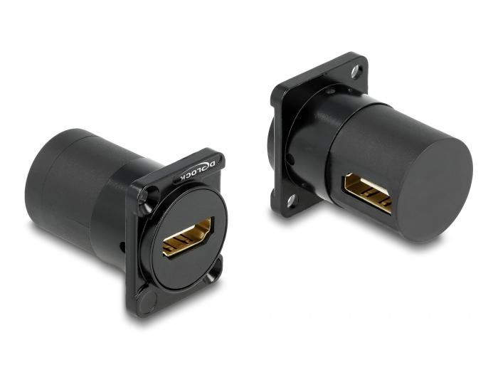 Delock D-type modul HDMI hun til hun 90 vinklet