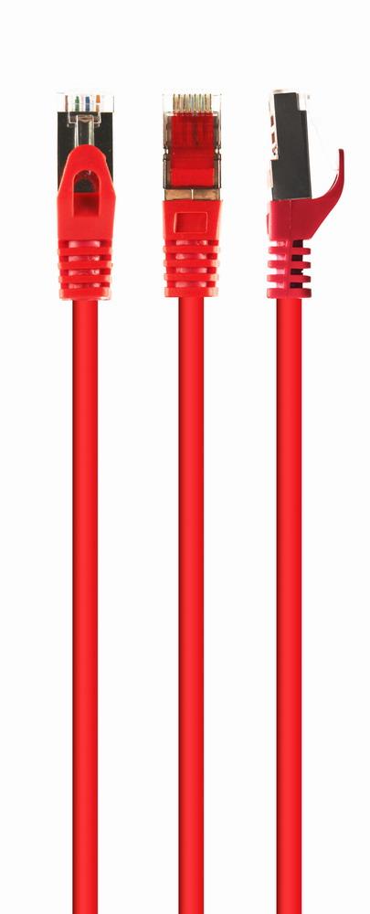 S/FTP Cat6A Patchkabel LSZH, rød 5 Meter - Cablexpert