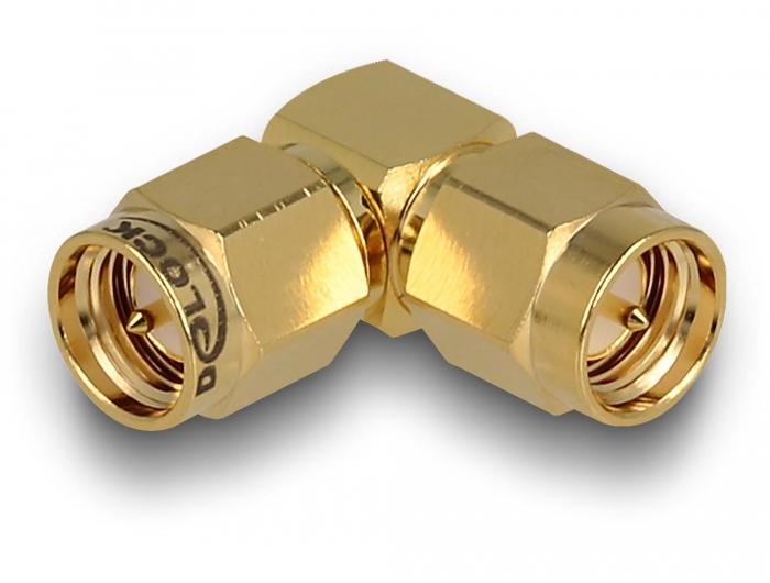 Delock Adapter SMA Stik til SMA Stik 90