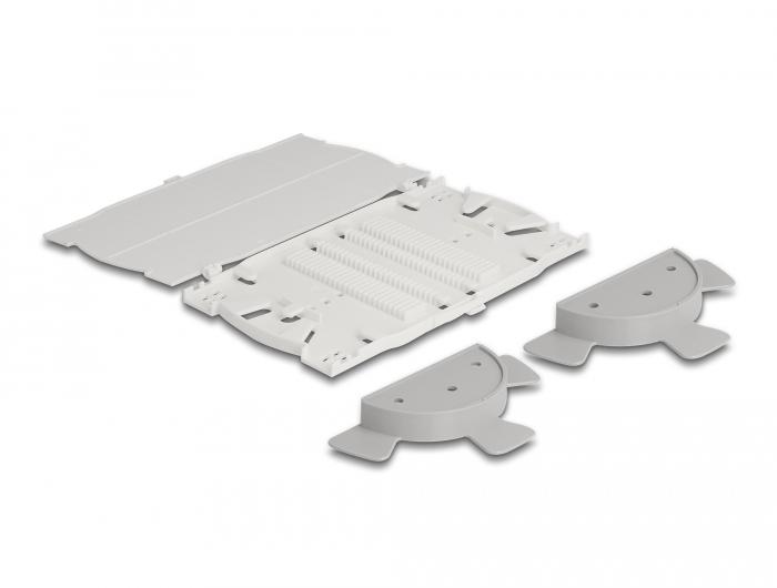 Delock Glasfiber-Splicekassette 24 fibre hvid - Delock