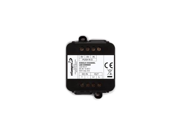 LED-DIMMER - 1 KANAL - BETJENING VIA TRYKKNAP - EtiamPro