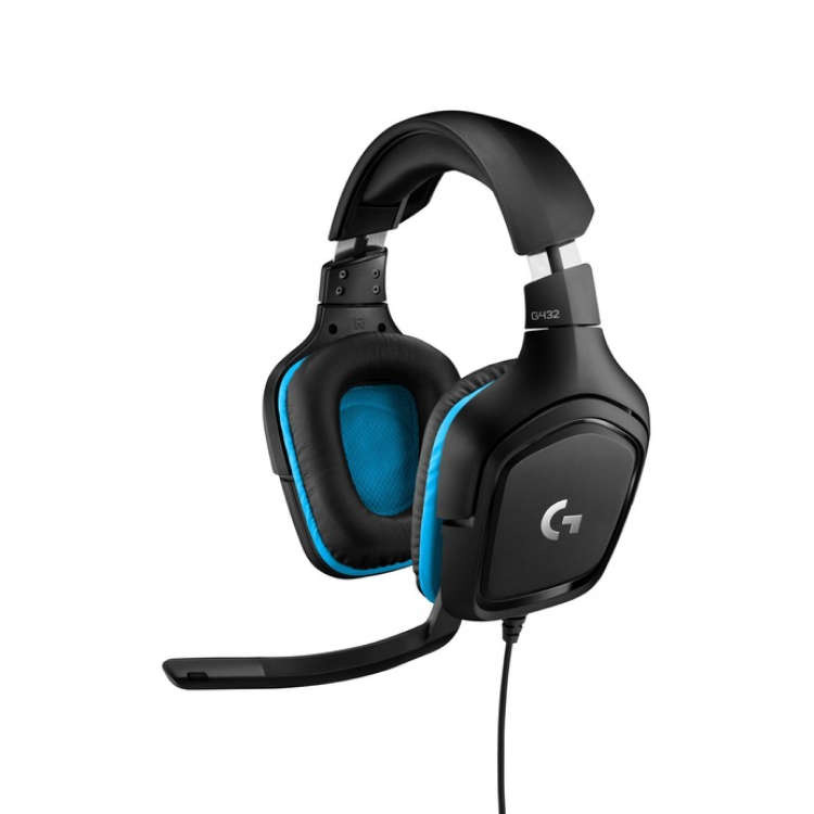 G432 7.1 Surround Sound Wired Gaming Headset - Logitech