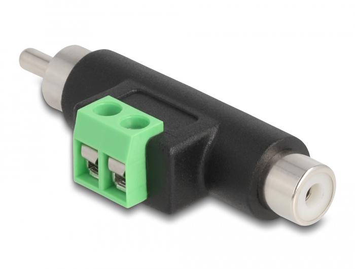 Delock Cinch-stik og Cinch-stikhane til klemmeblokadapter - Delock