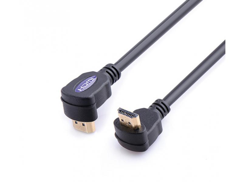 Reekin HDMI Kabel - 5,0 Meter - FULL HD 2x 90 (High Speed w. Ethernet) - Reekin
