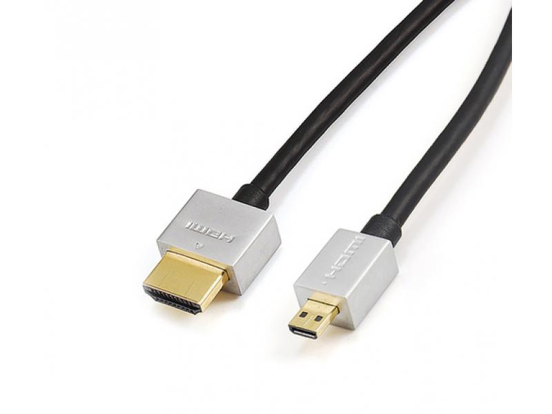 Reekin HDMI Kabel - 3,0 Meter - FULL HD Ultra Slim Micro (Hi-Speed w. Eth.) - Reekin