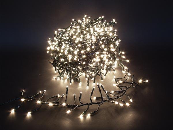 Spinlight LED - 18 m - 1530 hvide lamper - sort kabel - Modulator - 31V - Light Creations