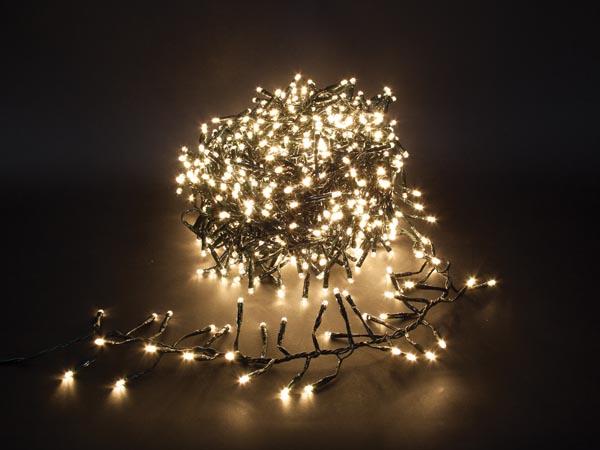Spinlight LED - 18 m - 1530 varmt hvide lamper - sort kabel - Modulator - 31V - Light Creations