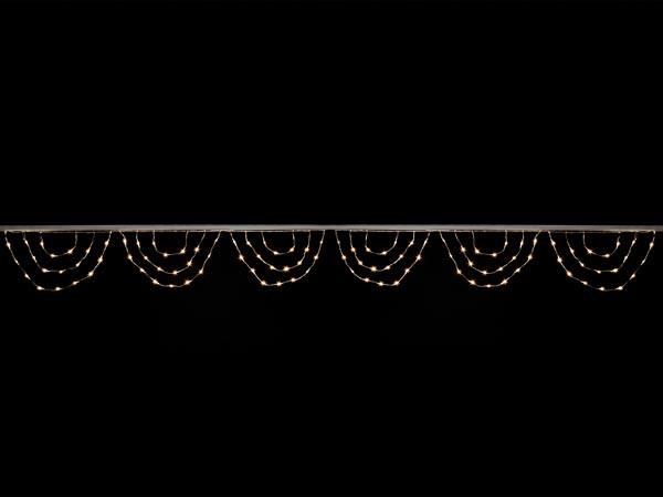 Moonlight LED - 4 x 0,3 m - varm hvide lamper - transparent kabel - 31 V - Light Creations