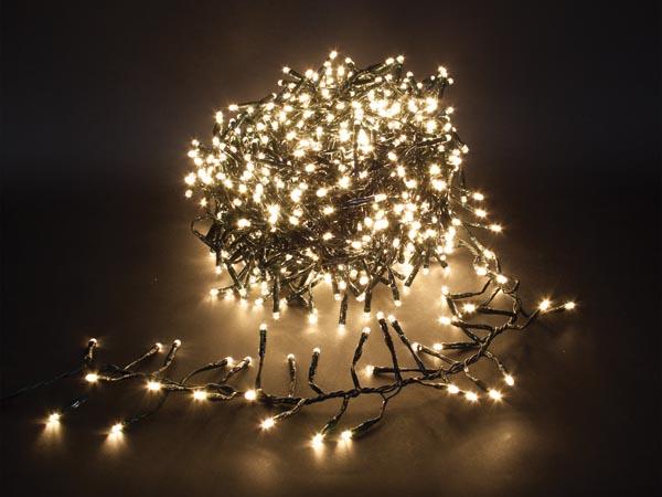 Twistlight LED - 24 m - 2040 warmhvide LEDs - sort Kabel - 31V - Light Creations