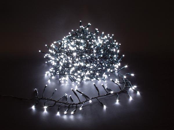 Spinlight LED - 24 m - 2040 hvide lamper - sort kabel - Modulator - 31V - Light Creations