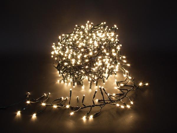 Spinlight LED - 24 m - 2040 varm hvide LEDs - sort kabel - Modulator - 31V - Light Creations