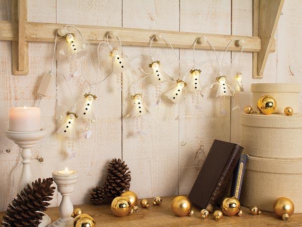 Fancy Light LED - 2,5 m - Cherubs - 10 varmt hvide lamper - 230 V - Velleman