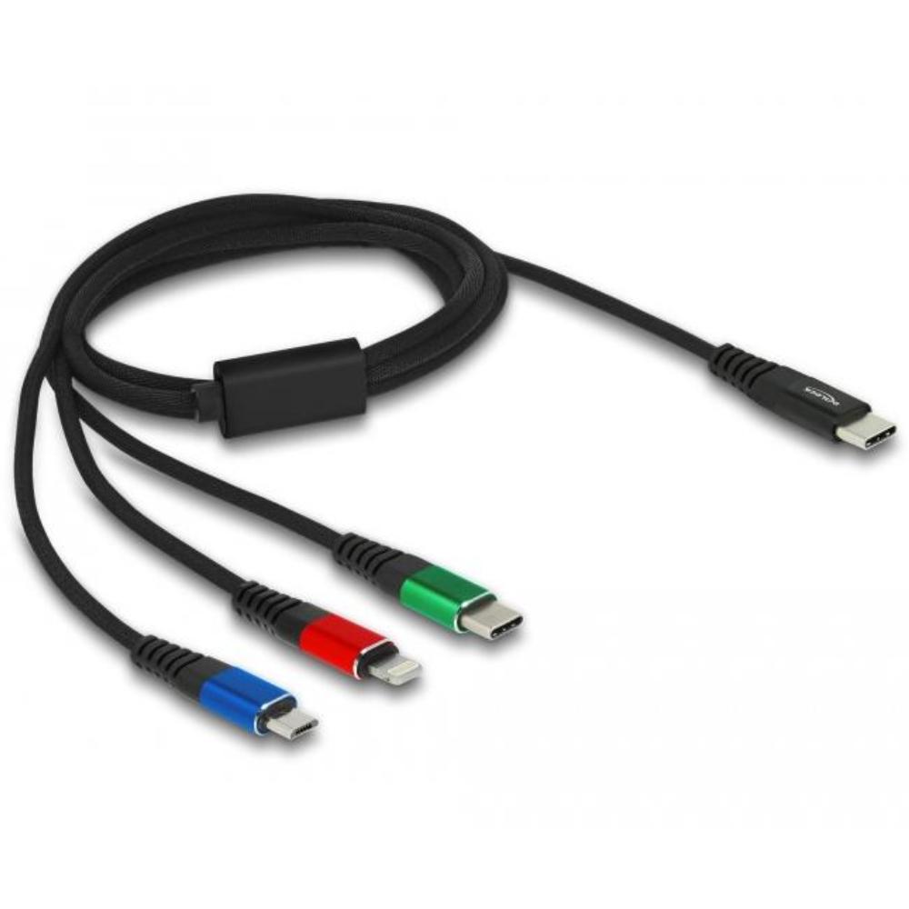 3 i 1-kabel - Delock