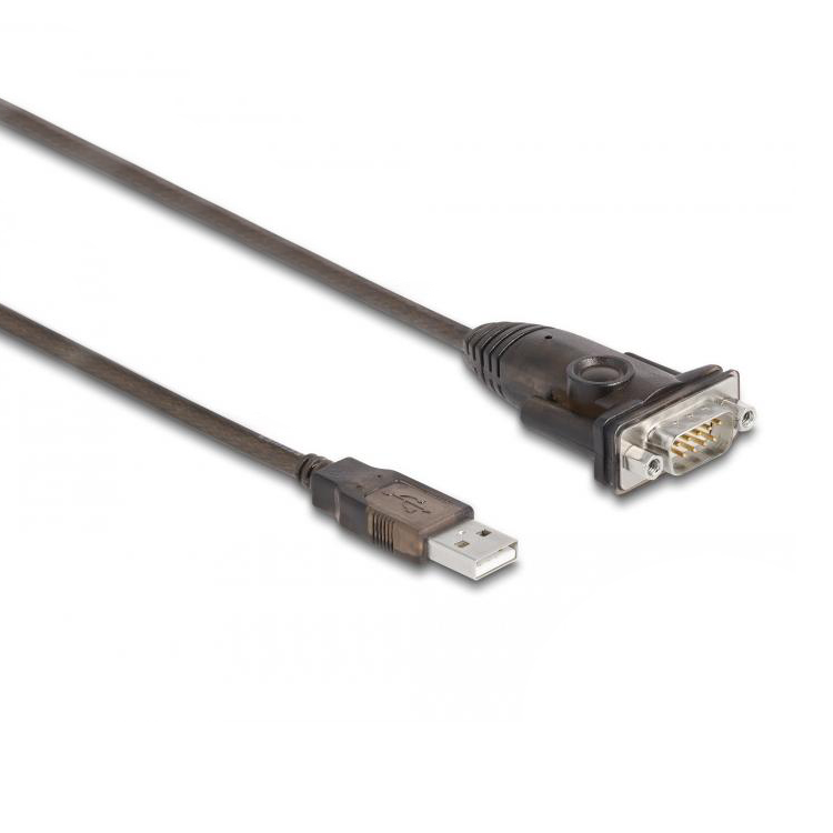 Delock Adapter USB 2.0 Type-A til 1 x Seriell RS-232 D-Sub 9-polet stik med