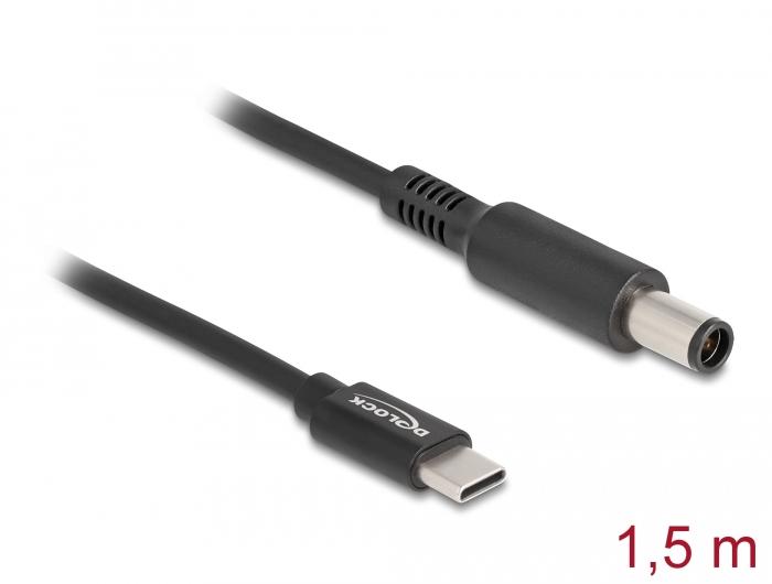 Delock Notebook-opladerkabel USB Type-C™ Stik til Dell 7,4 x 5,0 mm Stik