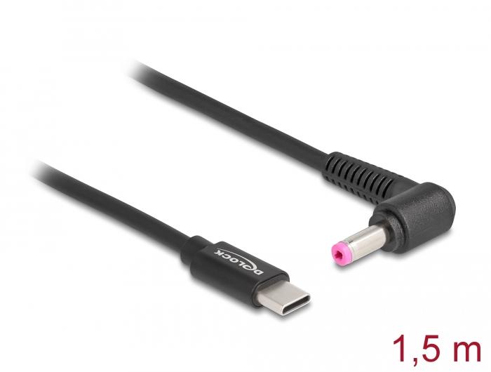 Delock Notebook-opladerkabel USB Type-C™ Stik til HP 4,8 x 1,7 mm Stik - Delock