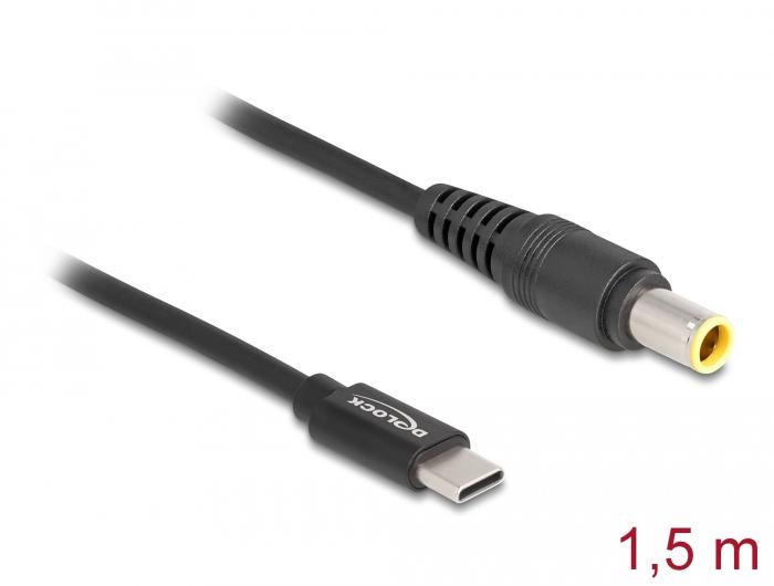 Delock Notebook Ladekabel USB Type-C™ Stik til IBM 7,9 x 5,5 mm Stik - Delock
