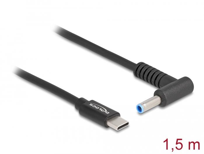 Delock Notebook-lade Kabel USB Type-C™ Stik til HP 4,5 x 3,0 mm Stik - Delock