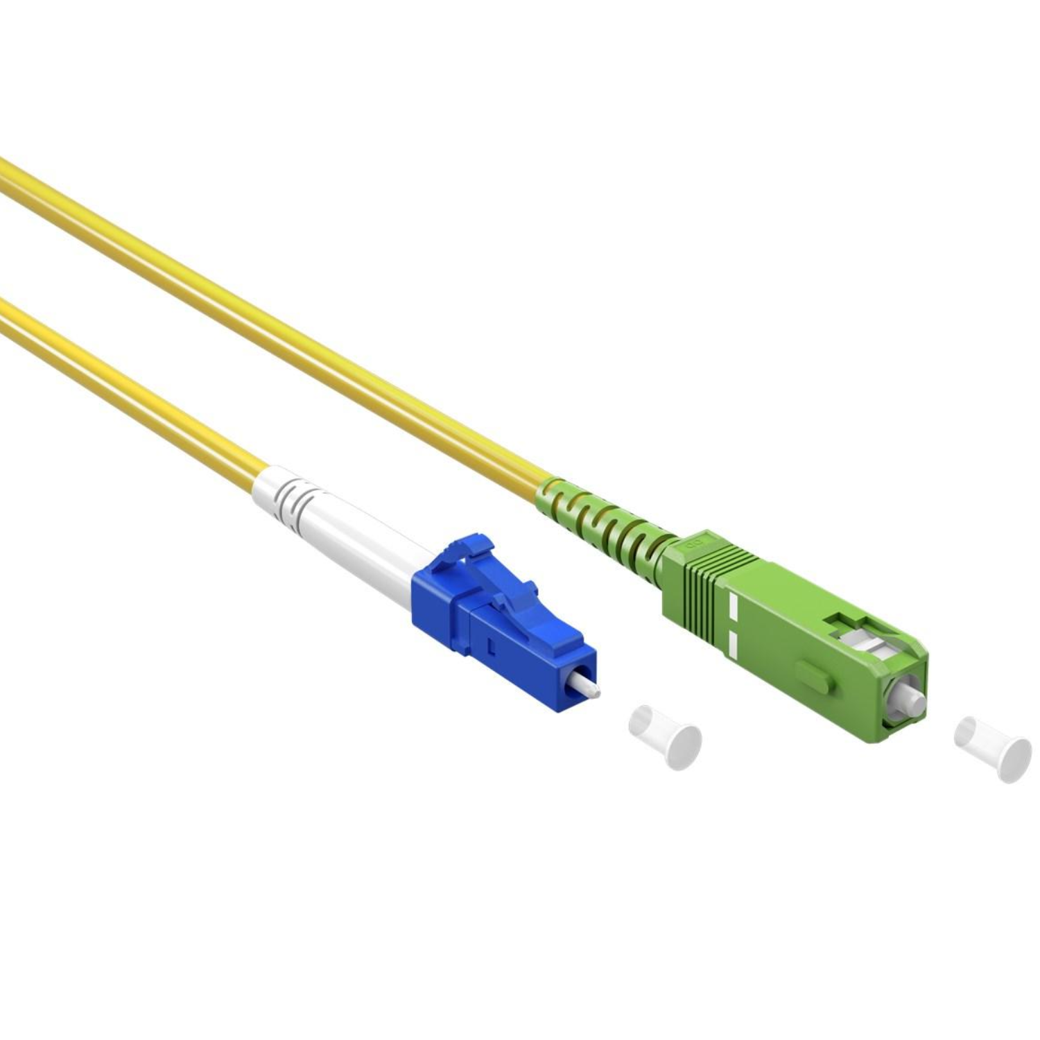 Optisk fiberkabel - SC-APC - LC-UPC - Goobay