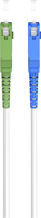 Fiberoptisk kabel (FTTH), Singlemode (OS2) White, hvid (Simplex), 0,5 m - Goobay