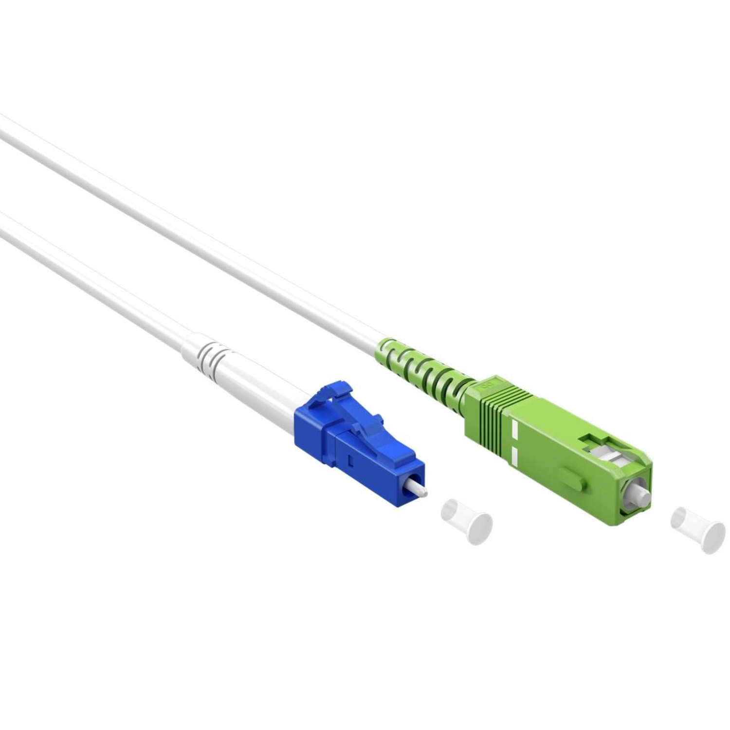 Fiberoptisk kabel - SC-APC - LC-UPC - Goobay