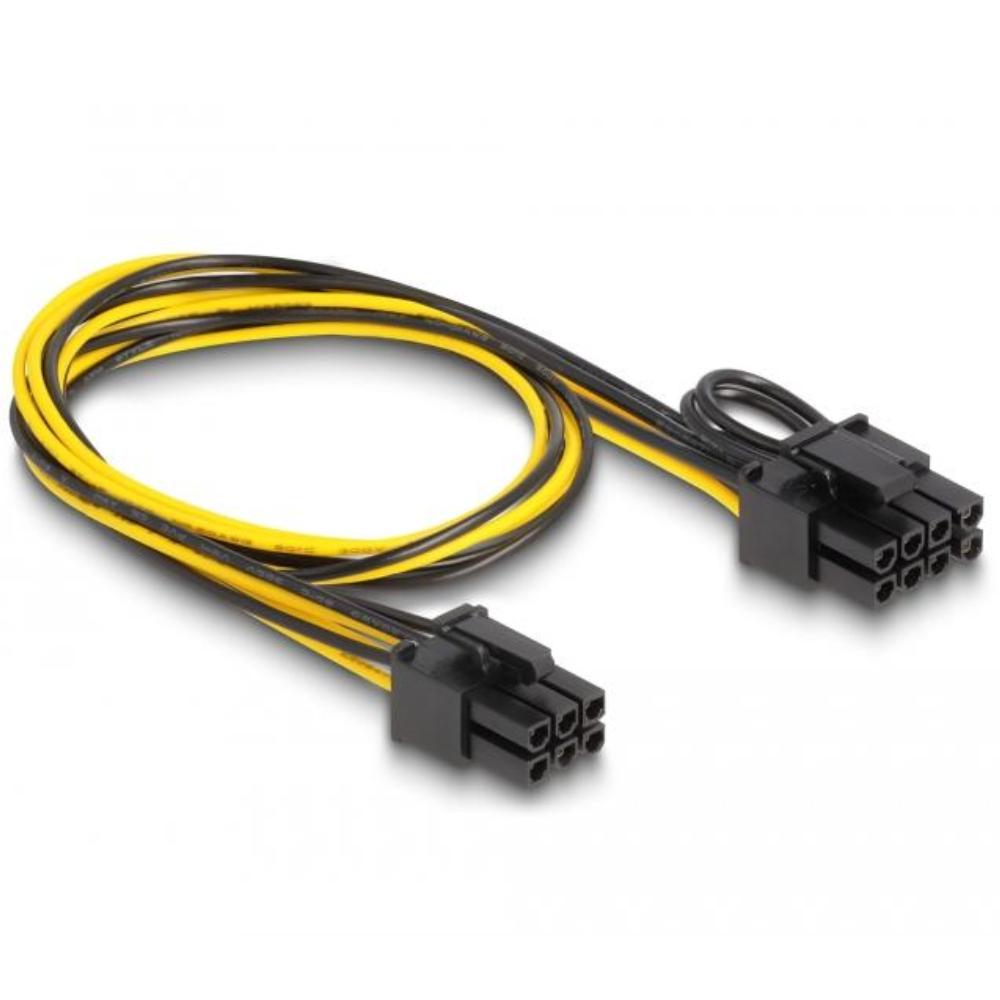 PCI Express strømkabel 6-pins til 6+2-pins for PCIe-kort