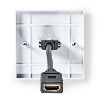 HDMI™ vægkontakt 1x HDMI™ hun 4K@60Hz HDMI™ Output - Nedis